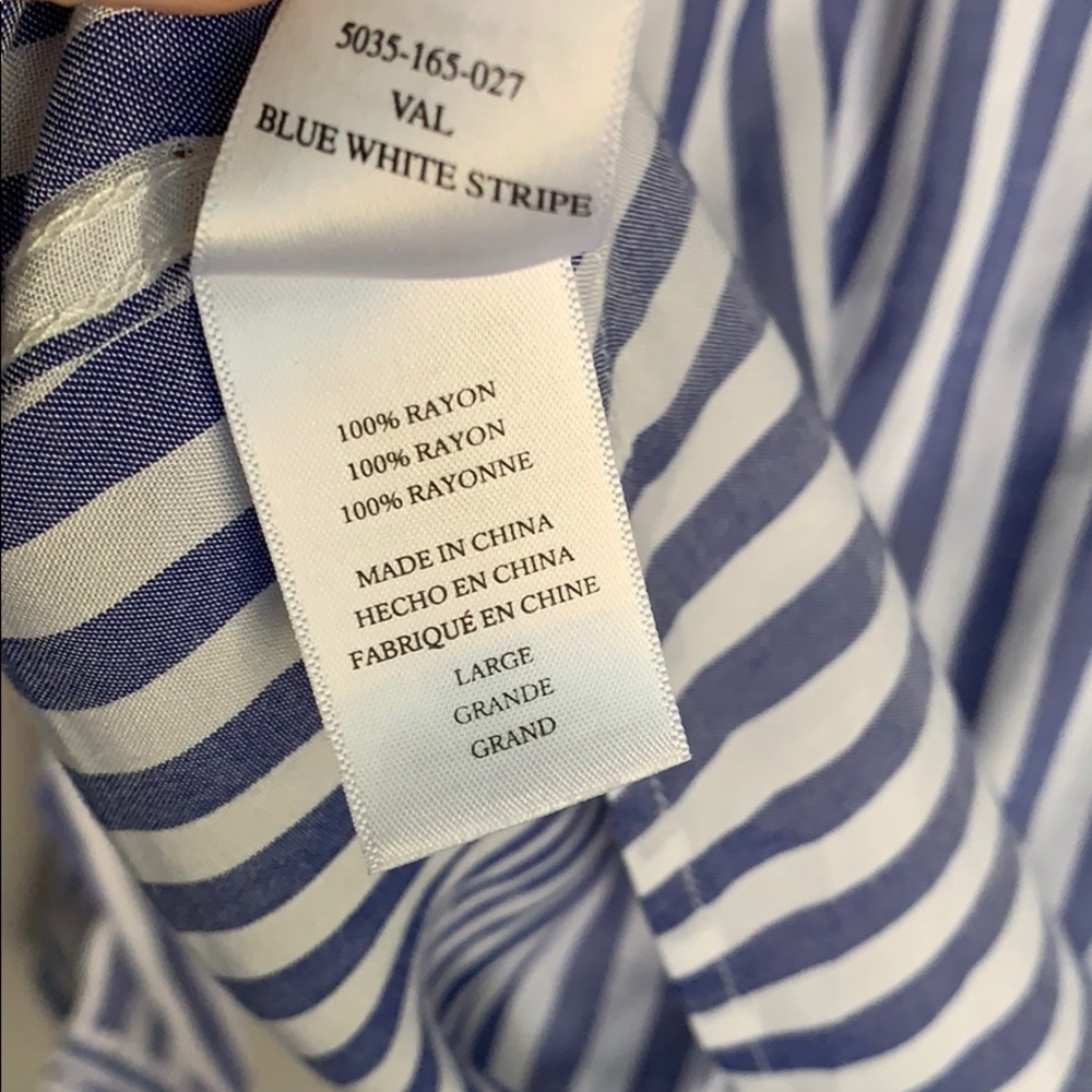 Rails Vals Stripe Tie Front Crop - image 6